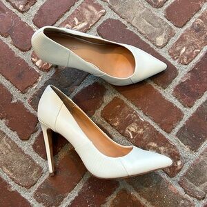 Halston Heritage Leather Pumps
